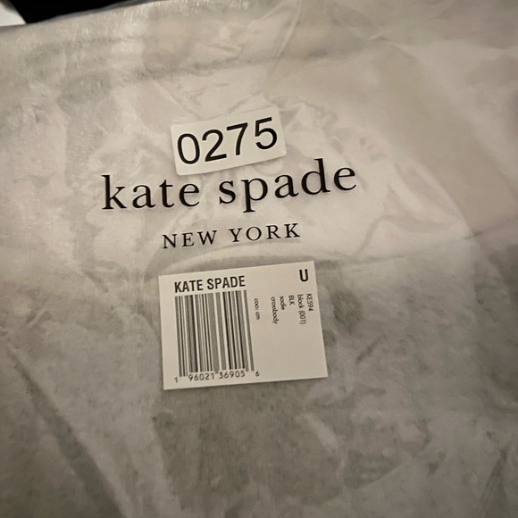 NWT KATE SPADE SADIE CROSSBODY IN BLACK MADE OF Saffiano Leather. - Picture 15 of 15